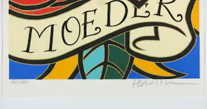 Henk Schiffmacher - Zeefdruk op papier, Moeder - Ingelijst kopen? Bied vanaf 80!