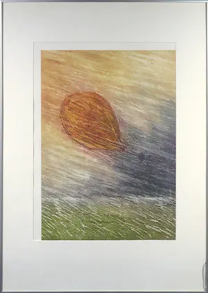 Henk Kastelijn - Kleurenets, Ballonvaart - Ingelijst kopen? Bied vanaf 1!