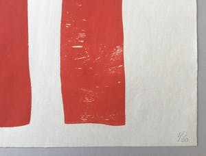 Klaas Gubbels - houtdruk 'Oranje kan met object ’ - 2005 - oplage 60 kopen? Bied vanaf 375!