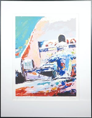 Frank Gude - Zeefdruk, Zonder titel - Ingelijst kopen? Bied vanaf 30!