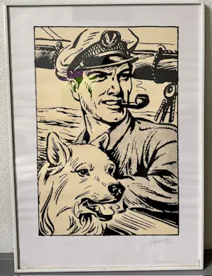 Pieter Kuhn - Kapitein Rob met hond Skip kopen? Bied vanaf 50!