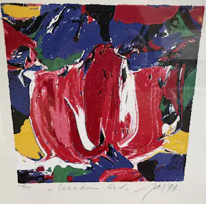 JAS - "Mokum Red" - Zeefdruk uit 1999 oplage 206/250 kopen? Bied vanaf 55!