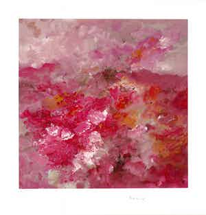 Armando - Kleurengiclee ABENDLANDSCHAFT Handgesigneerd. verkocht voor € 179!