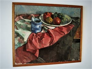 Niet of onleesbaar gesigneerd - omstreeks 1930 - Bergense School - olieverf - stilleven - GROOT! kopen? Bied vanaf 1!