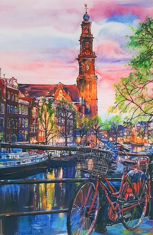 Elena Polyakova - Westerkerk in Amsterdam kopen? Bied vanaf 99!