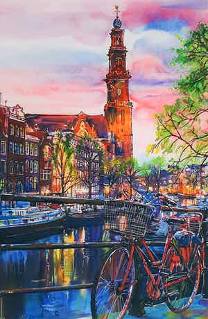 Elena Polyakova - Westerkerk in Amsterdam verkocht voor € 99!