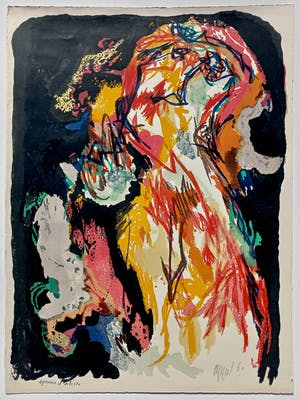 Karel Appel - La Femme, litho kopen? Bied vanaf 1000!