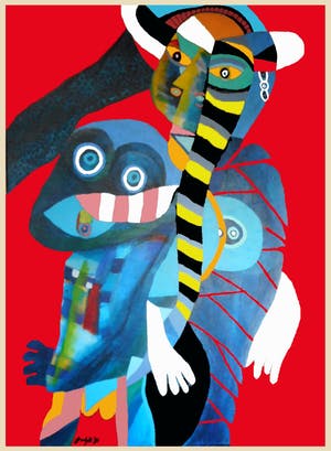 Peter Nieuwendijk - Karel meets Pablo (Appel & Picasso meeting) kopen? Bied vanaf 350!