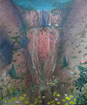 Reynier de Muynck - Waterval -olieverf circa 1990- kopen? Bied vanaf 75!
