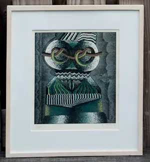 Shinkichi Tajiri - Ingelijste zeefdruk - 1991 kopen? Bied vanaf 225!