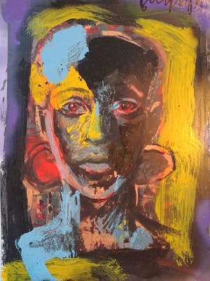 Peter Klashorst - Gemengde techniek - Handgesigneerd !!! kopen? Bied vanaf 80!