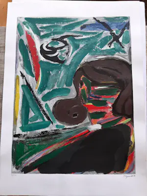 Alphons Freijmuth - Zeefdruk, Jannie kopen? Bied vanaf 35!