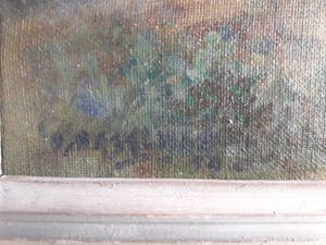 Niet of onleesbaar gesigneerd - Dame op trap kopen? Bied vanaf 10!