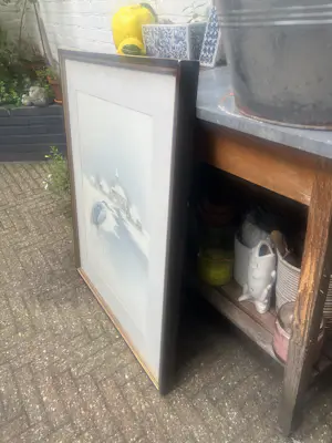 Buy Jan Weenink - Reiger in winterlandschap? Bid from 200!