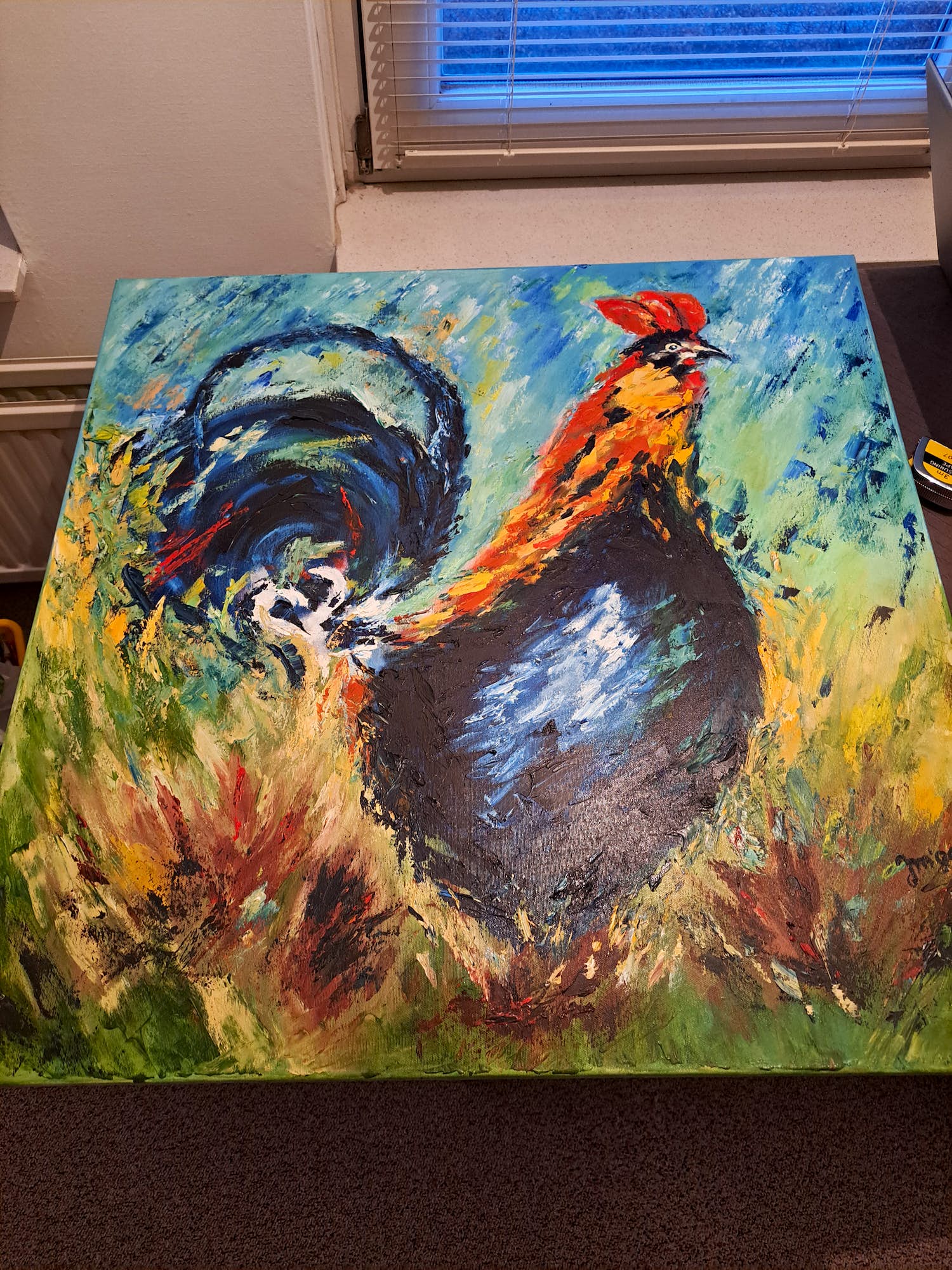 Niet of onleesbaar gesigneerd - Mooie haan kopen? Bied vanaf 1!