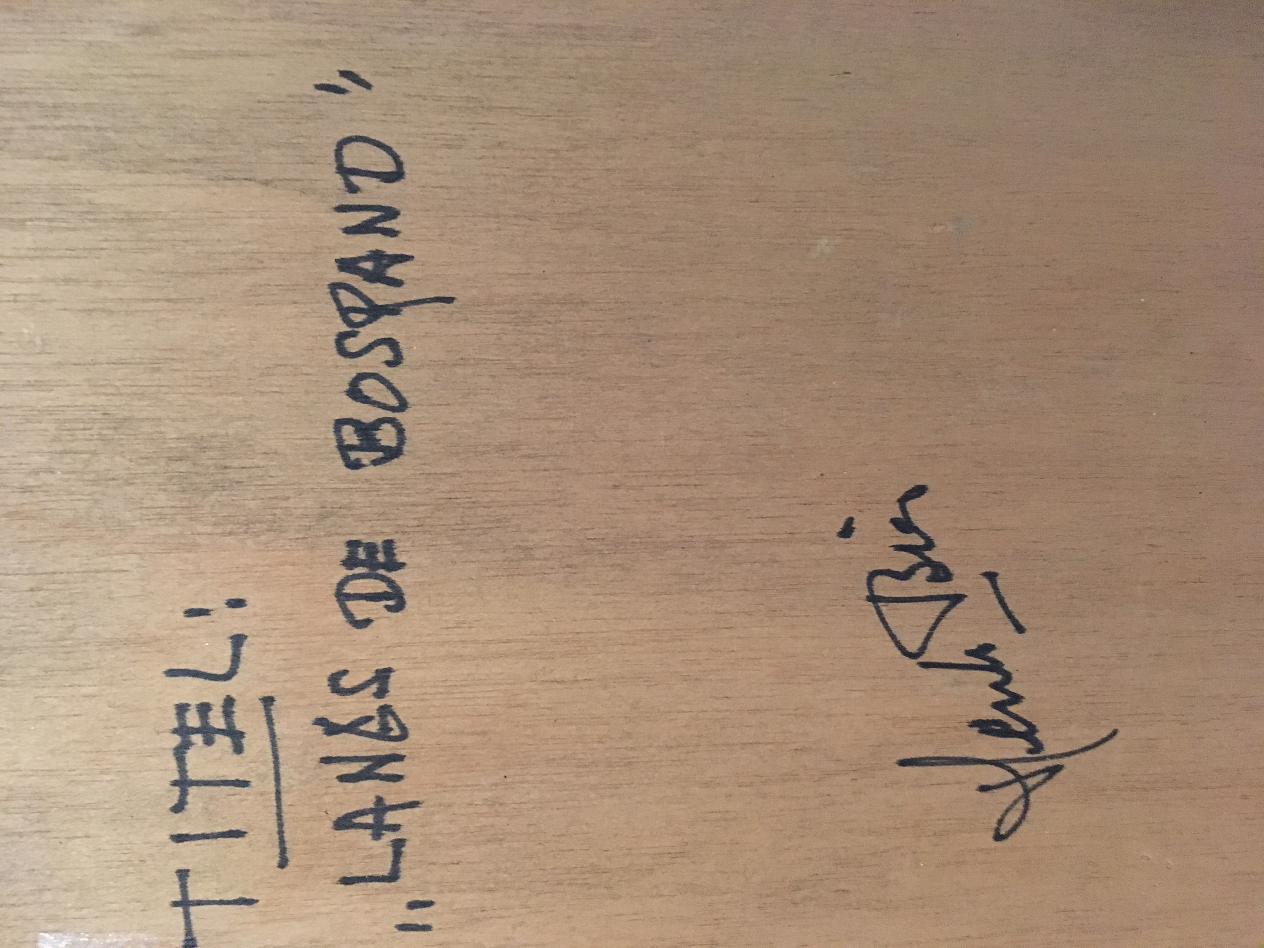 Henk Bies - Langs de bosrand kopen? Bied vanaf 75!