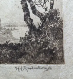 Hendrikus Roodenburg - Rhenen. Ets. kaufen? Bieten Sie von 20!