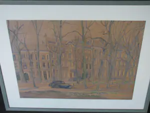 Cees Bolding - Lange Voorhout Den Haag, voorjaar 1938 kopen? Bied vanaf 150!