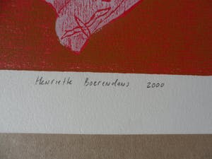 Henriette Boerendans - Houtsnede, 12 Oktober. kopen? Bied vanaf 40!