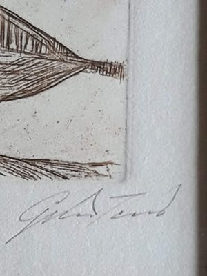 Niet of onleesbaar gesigneerd - Erotische ets/gravure kopen? Bied vanaf 10!