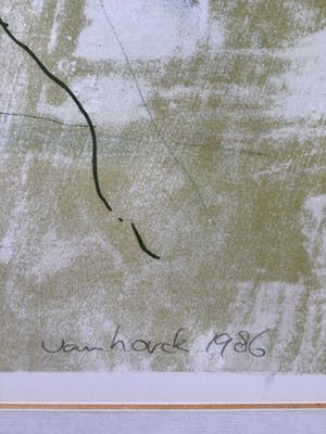 Hans Vanhorck - 2 zeefdrukken, Rencontre en Seduction, hand gesigneerd en ingelijst kopen? Bied vanaf 1!