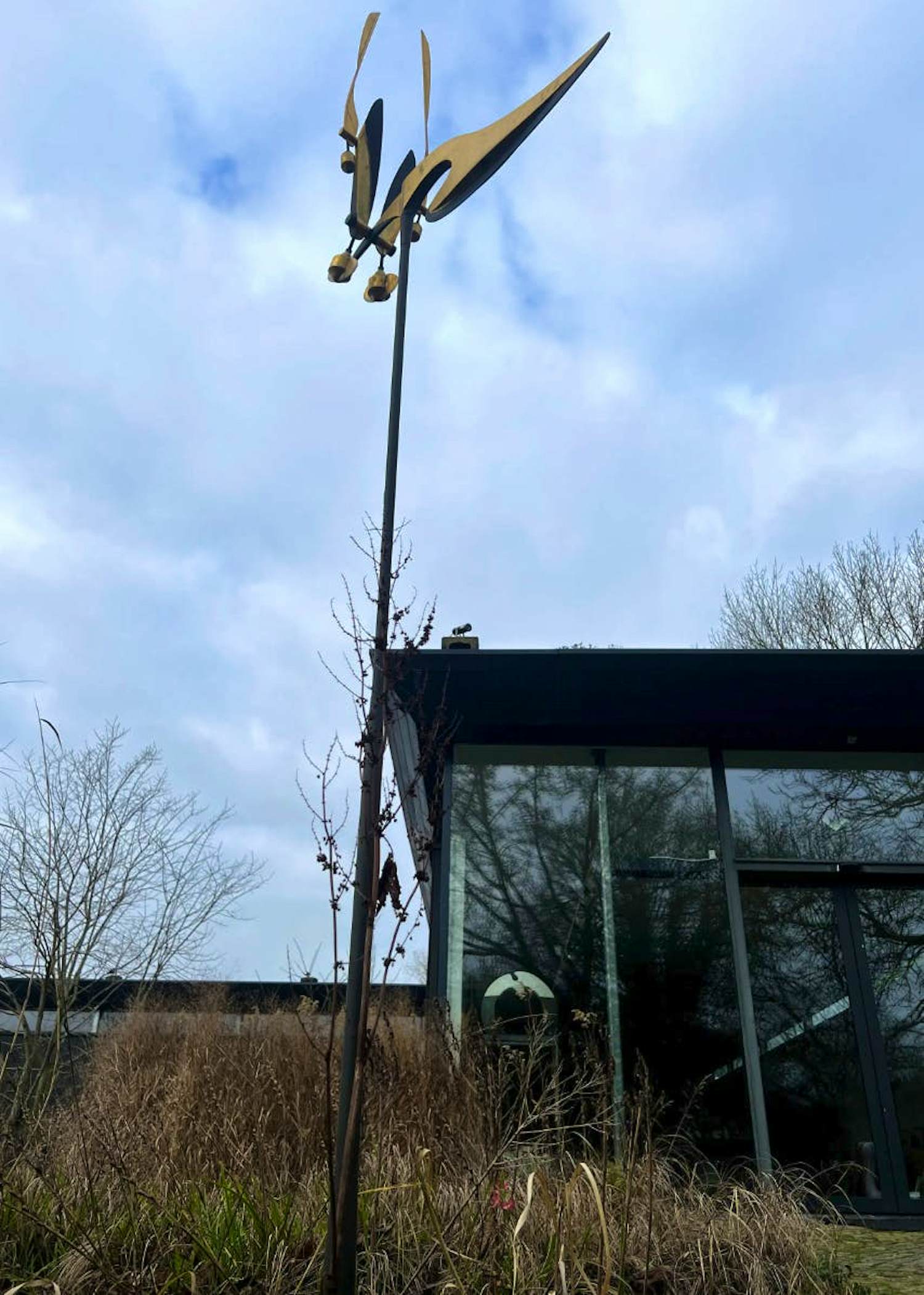 Jorg Wiele - Einzigartige kinetische/bewegliche Skulptur (Messing, Stahl, Kupfer) + 3 Bücher kopen? Bied vanaf 4000!