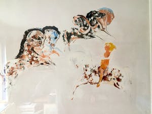 Frits Klein - Circuspaarden - Lithografie, Prachtig Ingelijst kopen? Bied vanaf 69!