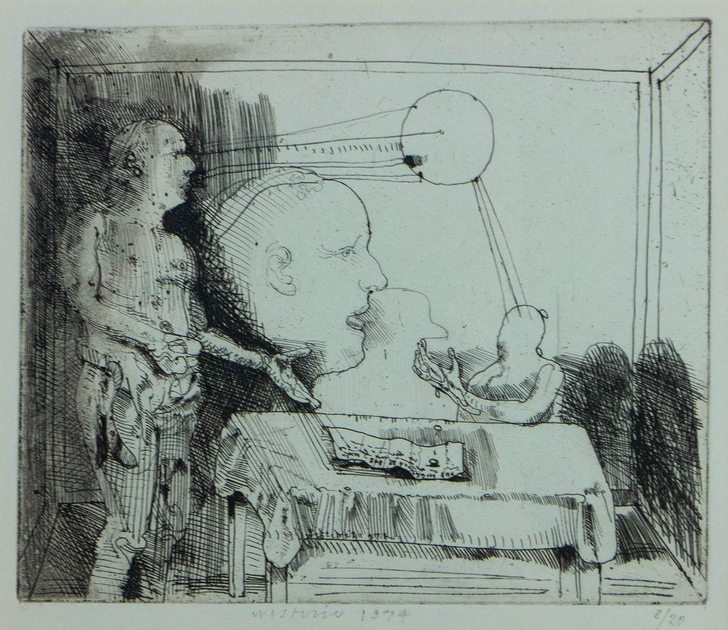 Co Westerik - Ets, Mensen en Objecten - Ingelijst (inclusief boek) kopen? Bied vanaf 250!