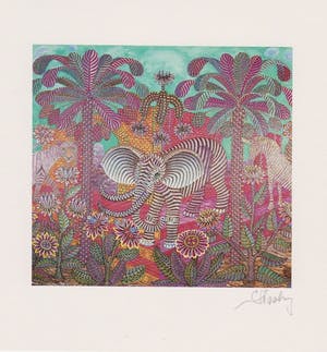 Jan Plaskocinski - Zebra-olifant kopen? Bied vanaf 9!