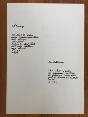 Reinier Lucassen - Lithografie - Gesigneerd - "Tekenvoorbeeld" - 1966 - 22/50 kopen? Bied vanaf 45!