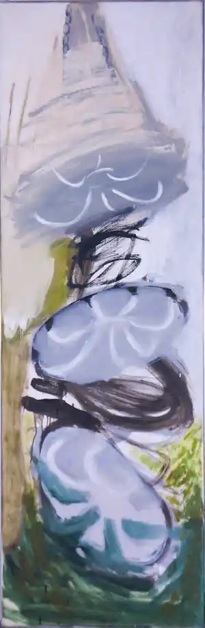 Brigitta ten Berge - Olieverf op doek, De val - Ingelijst (Zeer Groot) vendu pour 68€ !