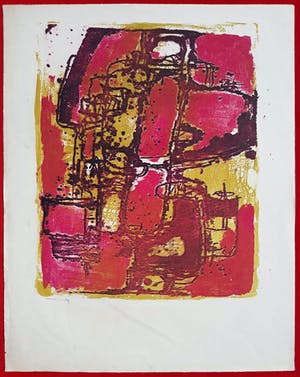 Wim Motz - Compositie, litho kopen? Bied vanaf 30!