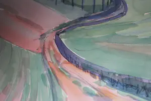 Marie Dagnelie - Frans landschap I - 1964 kopen? Bied vanaf 50!