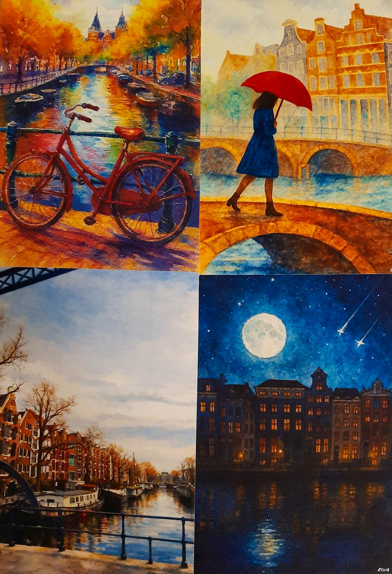 Elva Polyakova - 4 x Amsterdamse grachten kopen? Bied vanaf 199!