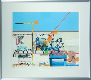 Sam Middleton - Zeefdruk, Overtones - Ingelijst kopen? Bied vanaf 80!