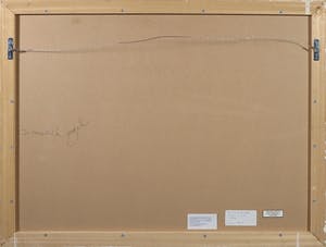 Franscz Witte - Acryl op board, De muziekengel - Ingelijst kopen? Bied vanaf 35!