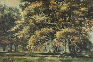 Hendrik Jan ten Cate - Drieluik - Bosgezichten kopen? Bied vanaf 250!