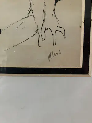 Cornelis Kloos - Zittende naakte jonge dame kopen? Bied vanaf 40!