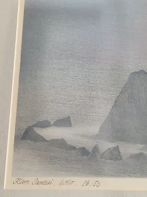 Buy Fred Koot - Kleine oplage Litho - Zen-boeddhisme serie - "Kare Sansui" potloodgesigneerd? Bid from 29!