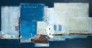 Ron van der Werf - Gemengde techniek op doek, Zonder titel (Groot) kopen? Bied vanaf 250!