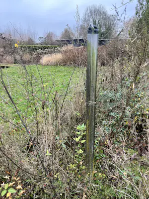 John Spek - zeer vrolijk beeld van twee bronzen vogels op een hoge dunne sokkel van steen kopen? Bied vanaf 400!