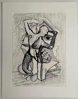 Thomas van der Linden - gemengde techniek op papier | 'The Worldly Portraits' | 1990 kopen? Bied vanaf 125!