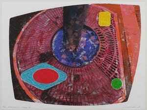 Jelis van Dolderen - Zeefdruk, Paris - Grilles d'Arbre III - Ingelijst kopen? Bied vanaf 1!