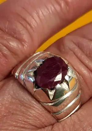 Zilver - 5 prachtige ringen van 925 zilver met natuurlijke edelstenen kopen? Bied vanaf 200!