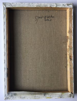 Gjalt Walstra - minimalistisch doek van deze Friese kunstenaar - 2003 kopen? Bied vanaf 50!