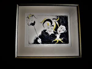 Simone Lipschitz - Prachtig A(rtist) P(roof) handgekleurde Ets "Always look on the bright side" kopen? Bied vanaf 20!