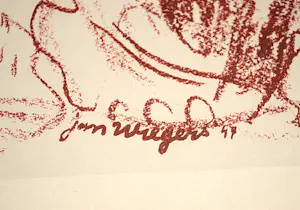 Jan Wiegers - handgesigneerde litho 1947: Intragna (Ticino, Zwiserland) kopen? Bied vanaf 100!