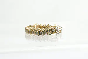 60- Chique geel-goud (14krt) & diamanten (2 ct) zg. slinger of guirlande armband kopen? Bied vanaf 1120!