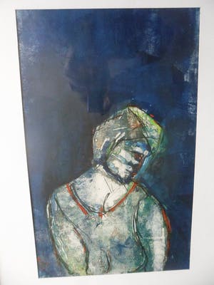 Paul Elshout - Gouache . Titel. Cleo II kopen? Bied vanaf 40!