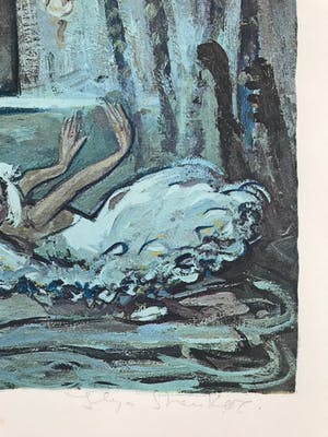 Ilia Schenker - Gesigneerde kleurenlitho - 33/35 kopen? Bied vanaf 55!